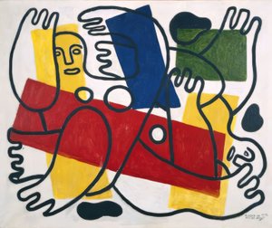 Die Taucher von Fernand Leger