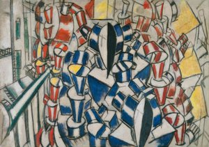 Die Treppe (zweiter Zustand) von Fernand Leger