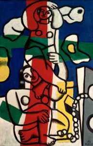 Vielfarbige Akrobaten von Fernand Leger