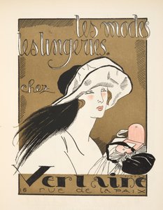 Werbung für Verlaine, aus Gazette de Bon Ton