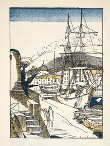 St. Tropez aus Gazette de Bon Ton, veröffentlicht 1920