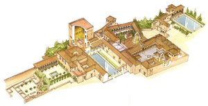 Alhambra, Granada, Spanien. Königliche Paläste