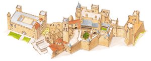 Burg Olite, Navarra, Spanien von Fernando Aznar Cenamor