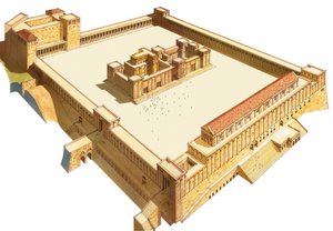Tempel in Jerusalem. Herodes