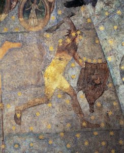 Kuppel des Tierkreises (Detail von Herkules)