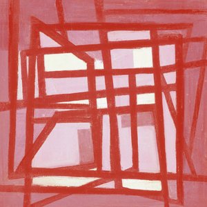 Abstraktes Rotes Gitter