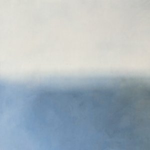 Nebliger Blauer Horizont