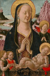 Madonna und Kind mit Engeln