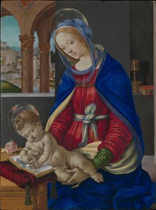 Madonna mit Kind, ca. 1483-4 von Filippino Lippi