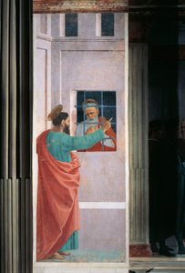 Der heilige Paulus besucht den heiligen Petrus im Gefängnis, von Filippino Lippi von Filippino Lippi