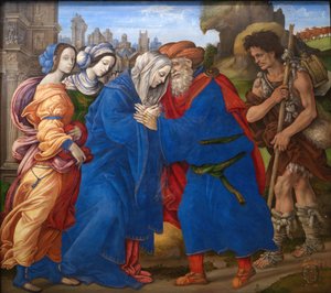 Die Begegnung von Joachim und Anna vor dem Goldenen Tor von Jerusalem