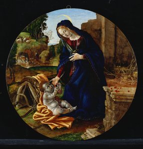 Die Rast auf der Flucht nach Ägypten von Filippino Lippi