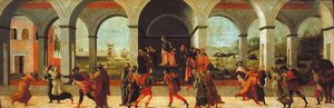 Drei Szenen aus der Geschichte Virginias von Filippino Lippi