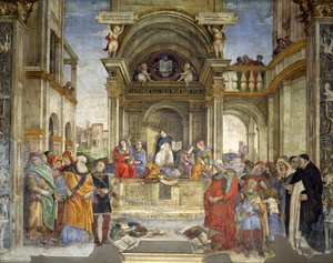 Triumph des Heiligen Thomas von Aquin über die Ketzer (Fresko)