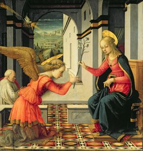 Die Verkündigung von Filippo (and workshop) Lippi