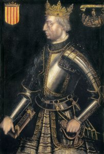 Porträt von ALFONS II von Katalonien, III von Aragon, genannt „El Liberal“