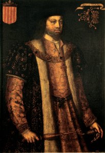 Porträt des katholischen Königs Ferdinand II. von Aragon (1479-1516)