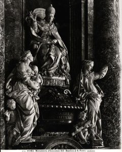 Denkmal für Papst Innozenz XII. (1615-1700) von Filippo Della Valle