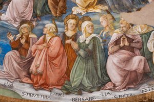 Heilige (Detail der Krönung Mariens)