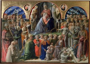 Die Krönung der Jungfrau von Filippo Lippi