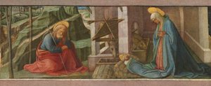 Die Geburt Christi, wahrscheinlich ca. 1445 von Filippo Lippi