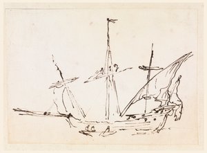 Ein Segelschiff