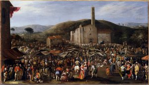 Der Jahrmarkt von Impruneta. Herzog Cosimo II. de