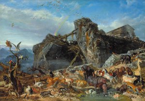 Nach der Flut: der Auszug der Tiere aus der Arche, 1867