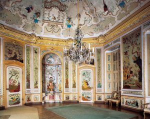 Jagdschloss von Stupinigi, Turin, Italien, ca. 1729 von Filippo or Juvara Juvarra