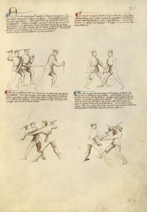 Kampf mit Dolch und Schwert von Fiore Furlan dei Liberi da Premariacco