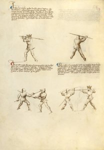 Kampf mit der Lanze von Fiore Furlan dei Liberi da Premariacco