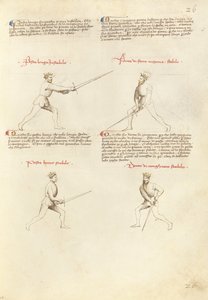 Kampf mit dem Schwert von Fiore Furlan dei Liberi da Premariacco
