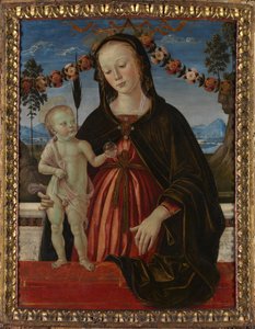 Die Jungfrau und das Kind, ca. 1473 von Fiorenzo di Lorenzo