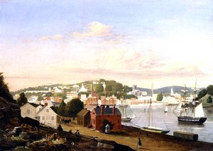 Ansicht von Norwich, Connecticut, USA, 1849 von Fitz Henry Lane