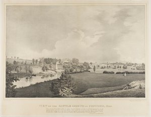 Ansicht des Schlachtfeldes von Concord, Massachusetts
