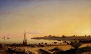 Stage Fort über den Hafen von Gloucester von Fitz Hugh Lane