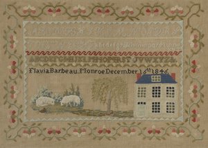 Stickmustertuch von Flavia Maria Barbeau