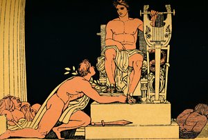 Orestes fleht Apollo an, 1880