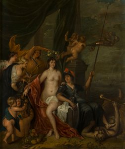 Ein allegorisches Gemälde des Friedens, c.1630-1700 von Flemish School
