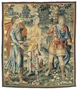 Biblischer Wandteppich, Brüssel, Mitte des 16. Jahrhunderts von Flemish School