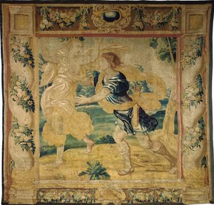 Brüsseler mythologischer Wandteppich, Mitte des 17. Jahrhunderts von Flemish School
