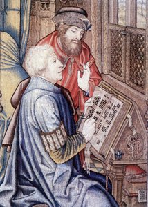 Davids Vorhang (Detail), Faksimile aus dem Wandteppich der Brüsseler Schule (1510-1515) von Flemish School