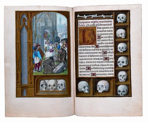 Folios aus dem Rothschild Stundenbuch, Gent oder Brügge, um 1505 von Flemish School