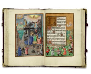 Folios aus dem Rothschild Stundenbuch, Gent oder Brügge, ca. 1505