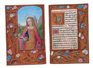 Folios aus dem Rothschild-Stundenbuch, Gent oder Brügge, ca. 1505 von Flemish School