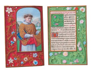 Folios aus dem Rothschild-Stundenbuch, Gent oder Brügge, um 1505