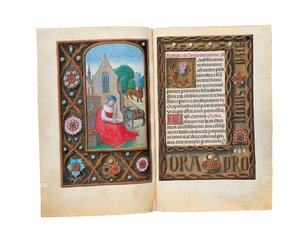 Folios aus dem Rothschild-Stundenbuch, Gent oder Brügge