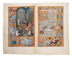 Folios aus dem Rothschild-Stundenbuch, Gent oder Brügge, ca. 1505 von Flemish School