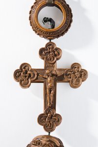 Rosenkranz von Heinrich VIII., Detail des Kreuzes von Flemish School