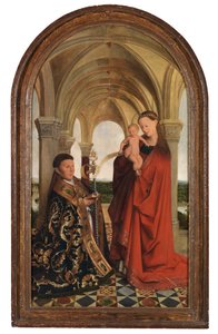 Madonna mit Petrus Wijts von Flemish School